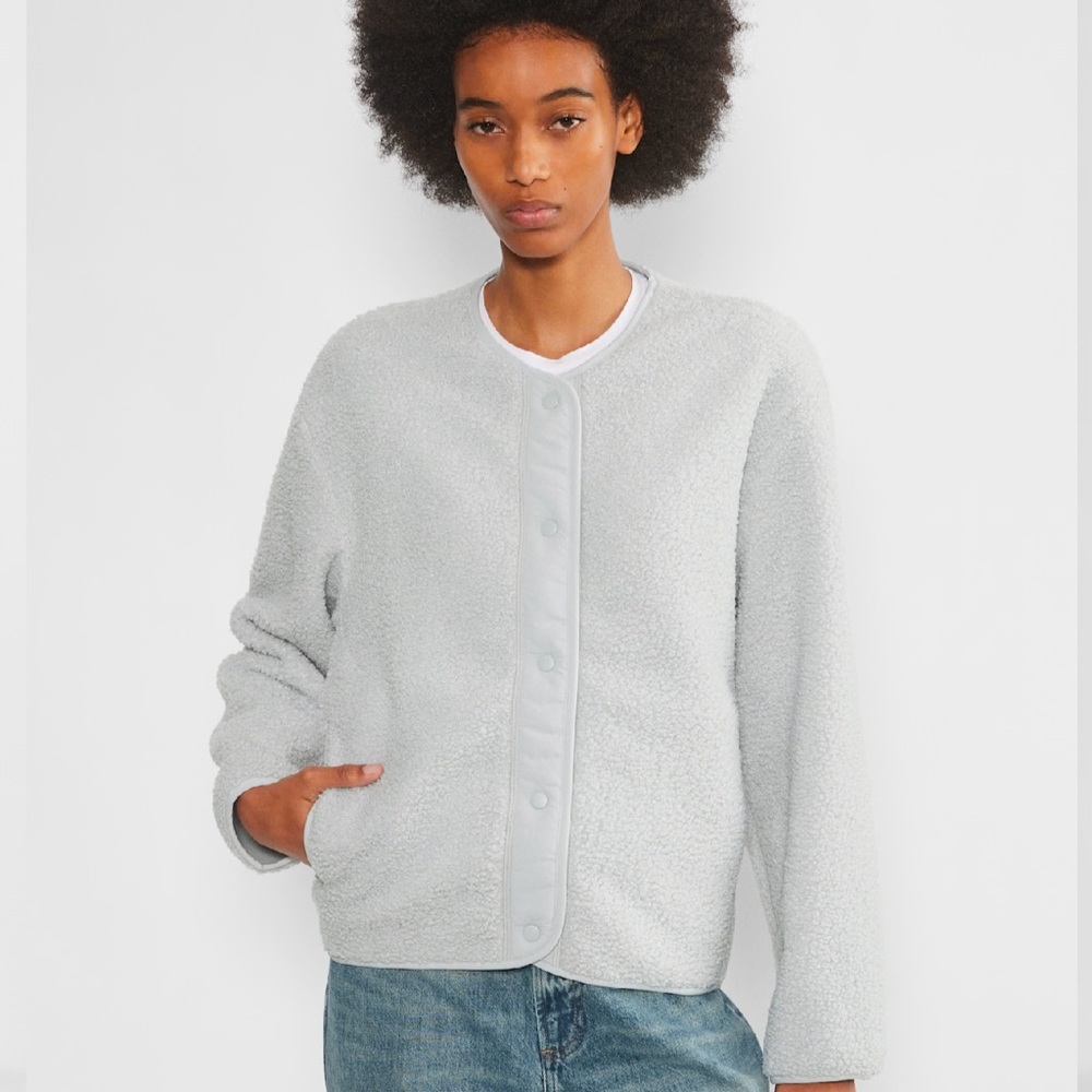 Aritzia Wilfred Pastoral Liner Jacket Chrome Grey/ xxs/ NWT